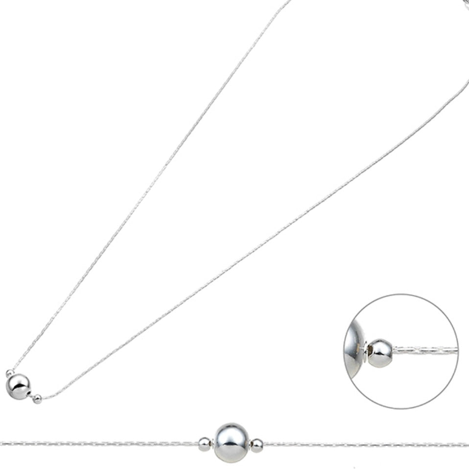 Kette Sterling Silber Kugeln