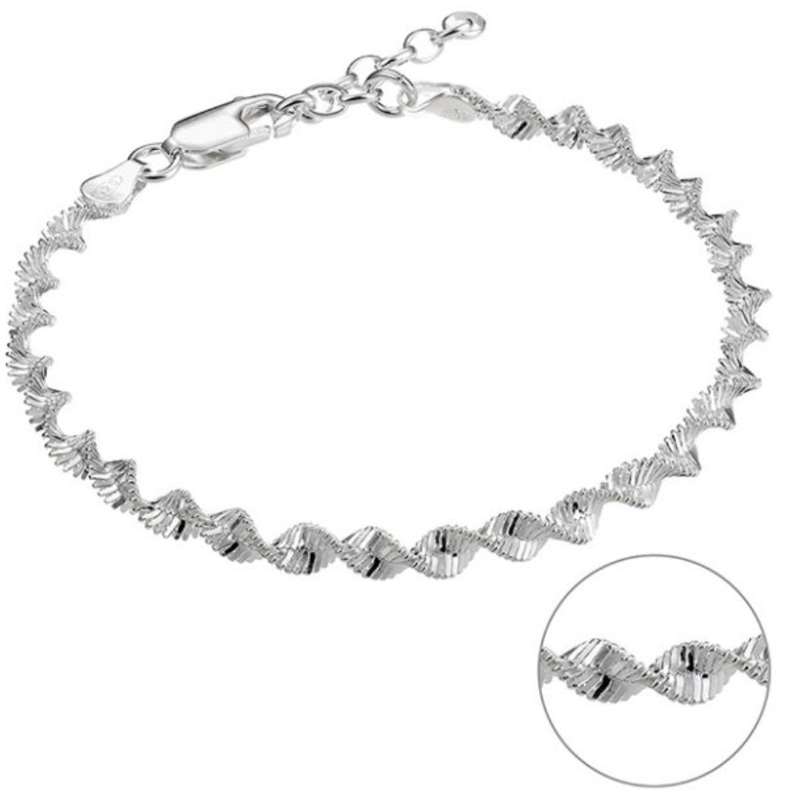 Armband Sterling Silber 925 verdreht