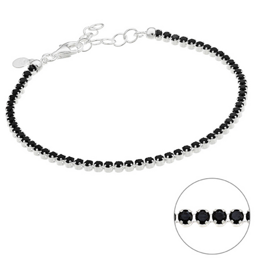 Armand Zirkonia Schwarz Sterling Silber Premium Collection recyceltes Silber