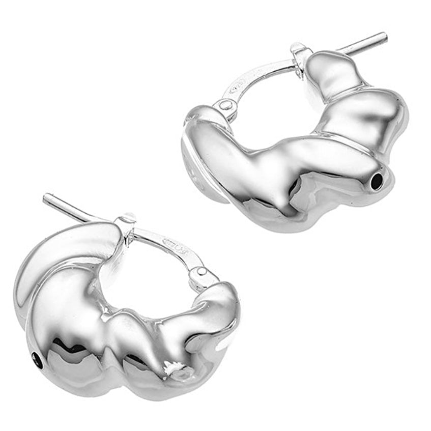 Creole Sterling Silber 925 Premium Collection Gewölbt